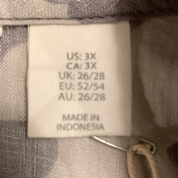 NEW C&C California 100^ Linen Women’s Hooded Short Sleeve Tunic - Picture 10 of 14